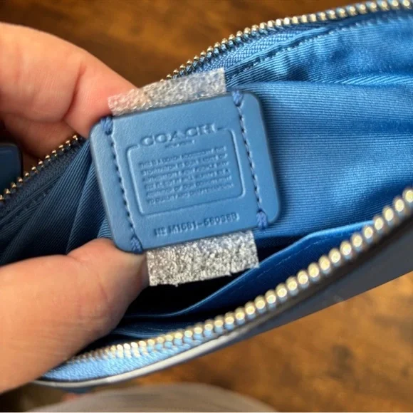 Coach Vibrant Blue Wristlet Clutch - Picture 5 of 5